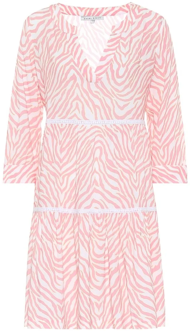 Cape Town zebra-print minidress