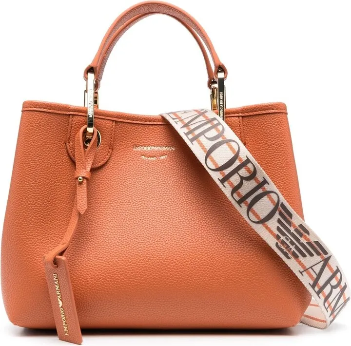MyEA logo-strap tote bag