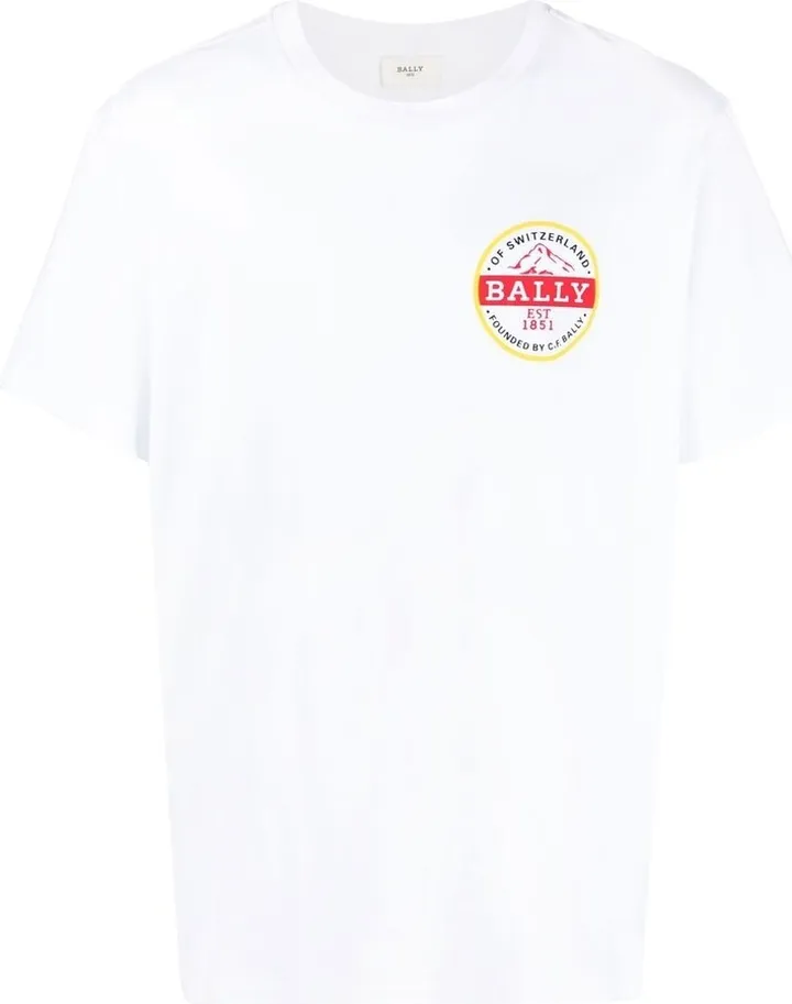 logo-print organic-cotton T-shirt