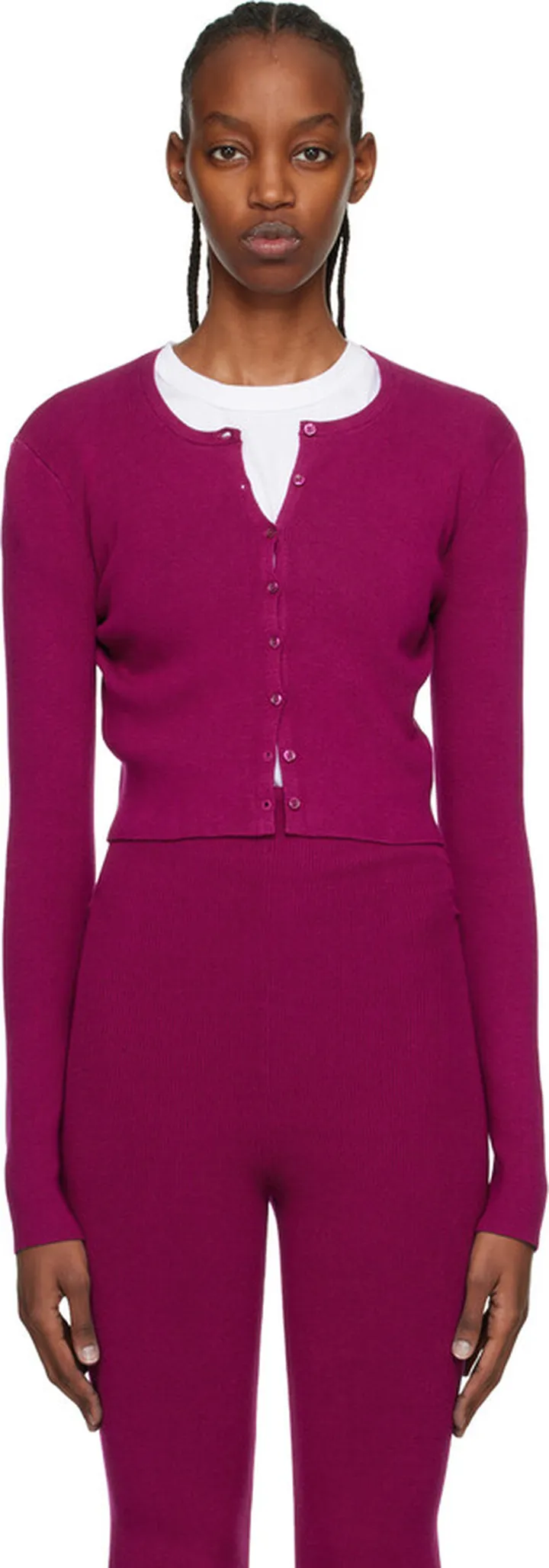 LESET Purple Grace Cardigan
