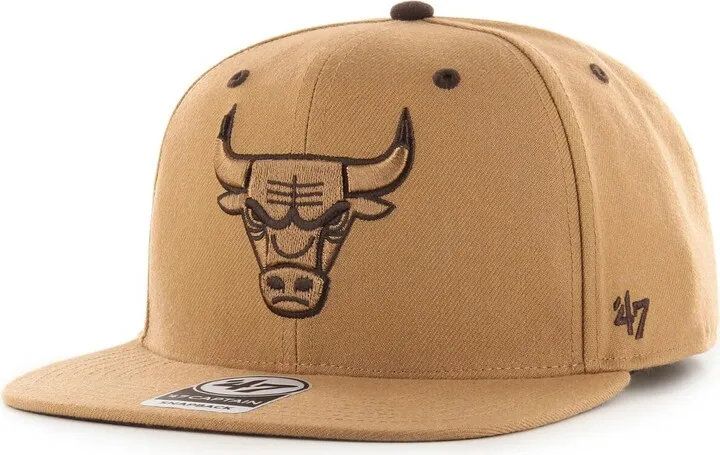 Men's '47 Brand Tan Chicago Bulls Toffee Captain Snapback Hat