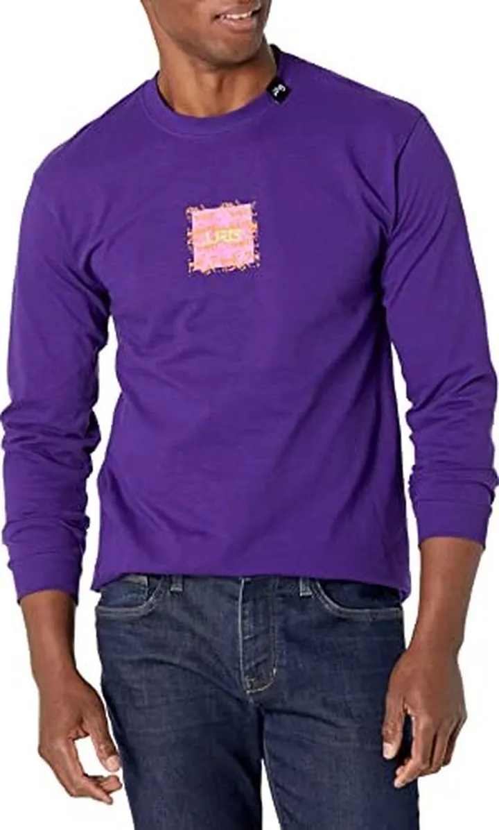 LRG mens V-rg Ls Tee T Shirt
