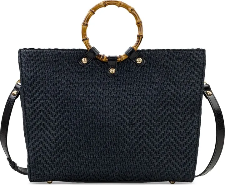 Patricia Nash Zanconia Woven Raffia Cusco Large Tote