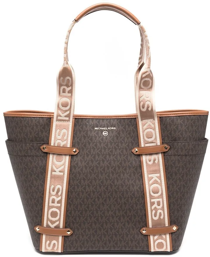 Maeve monogram-print tote bag