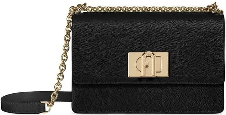 Furla 1927 Mini Black Crossbody Bag