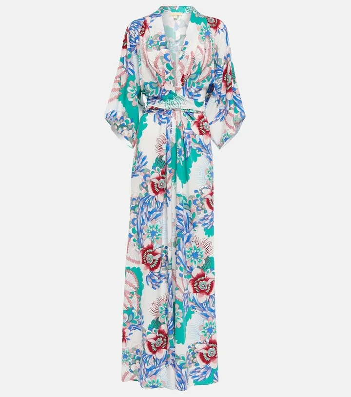 Printed maxi dress