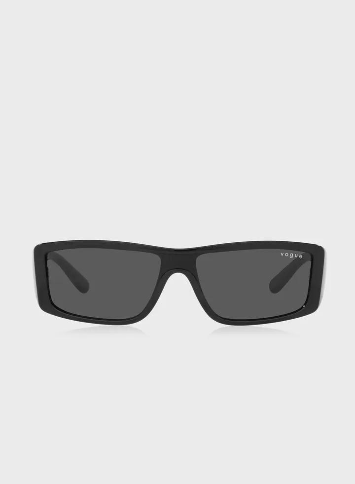 0Vo5442S Rectangle Sunglasses