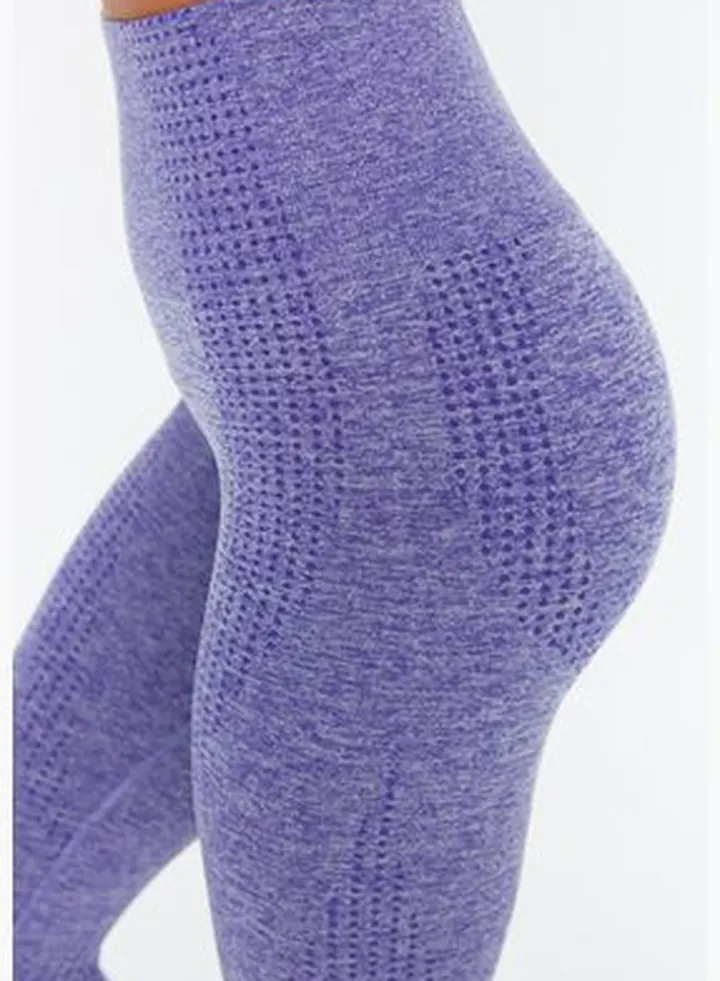 Lilac Seamless/Seamless Full Length Sports Tights TWOSS21TY0024.