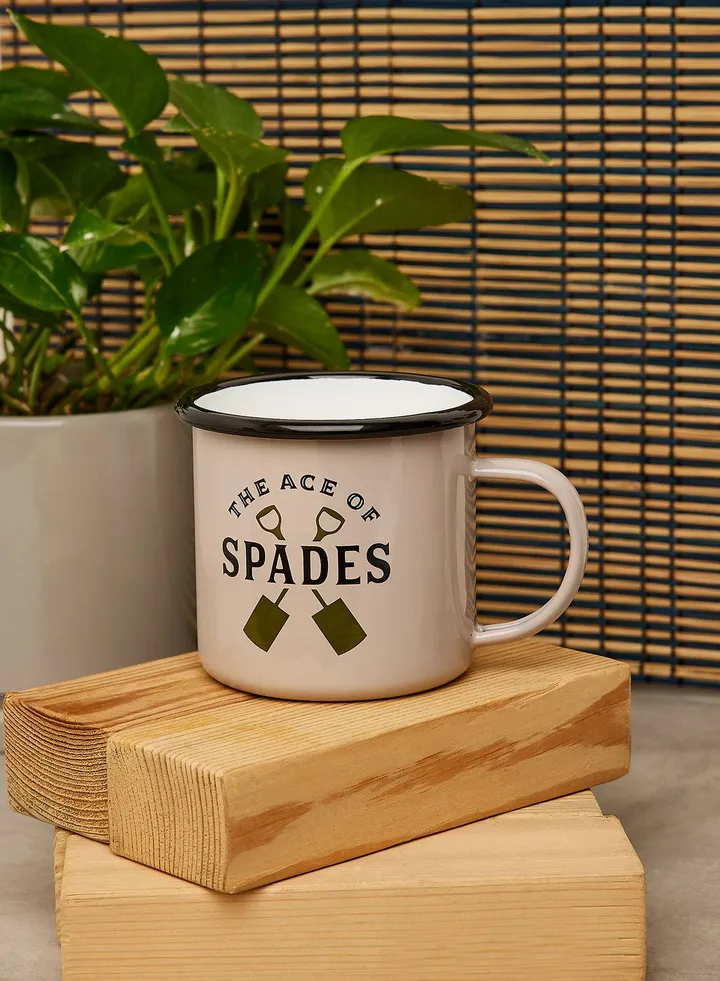 Enamel Mug - Ace Of Sapces 17 Fl.Oz/500 Ml