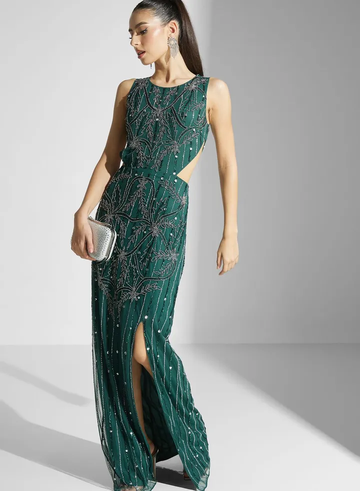 Embellished Maxi Dress