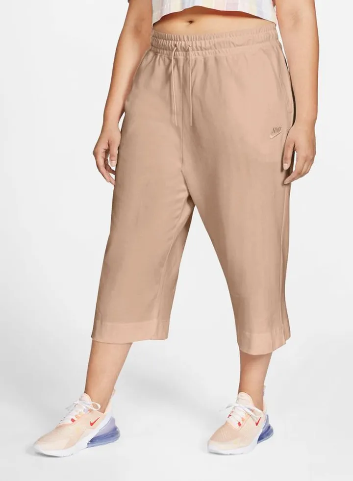 Plus Size Jersey Capri Pants Shimmer