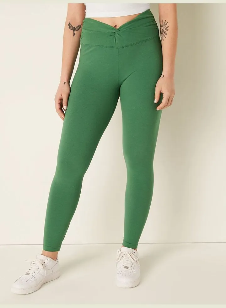 Cotton Twist Waist Leggings