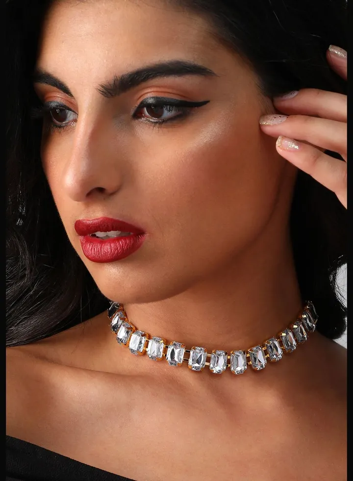 Silver Plated Designer Party Necklace For Women