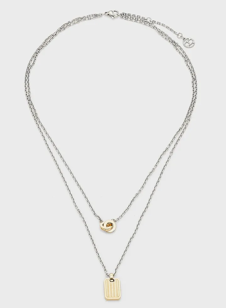 Two Tone Stainless Steel Necklace