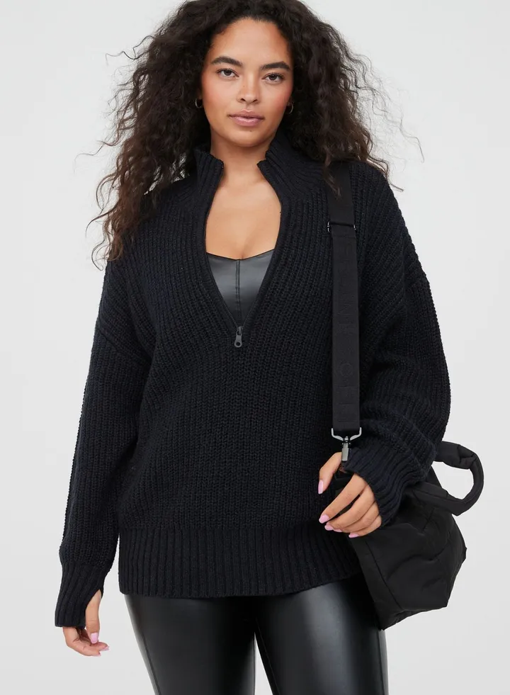 Zip Detailed Sweater
