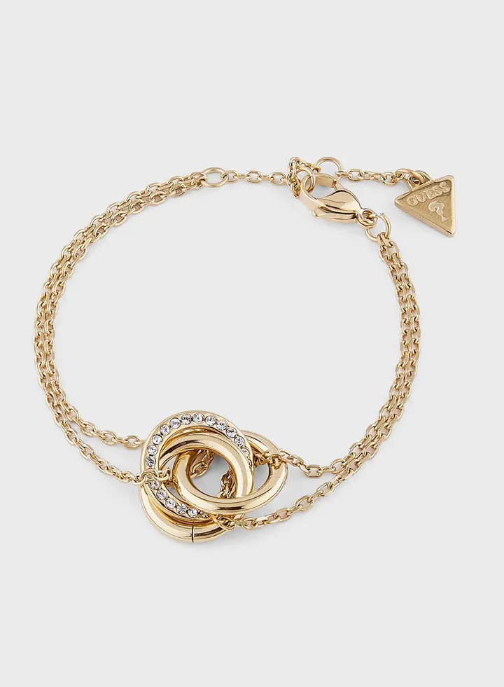 Round Detailed Chain Bracelet