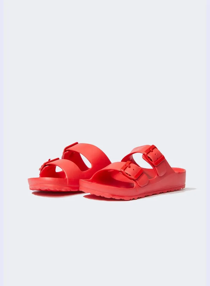 Woman Regular Rubber Slide Sandals