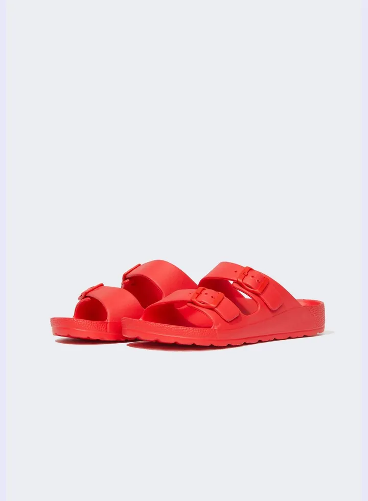 Woman Regular Rubber Slide Sandals