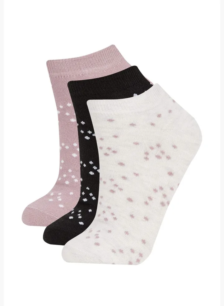 3 Pack Woman Low Cut Socks