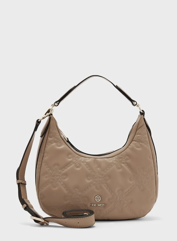 Top Handle Zip Over Hobo