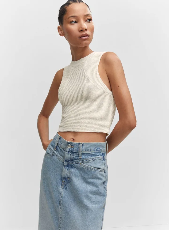 Ribbed Crop Top