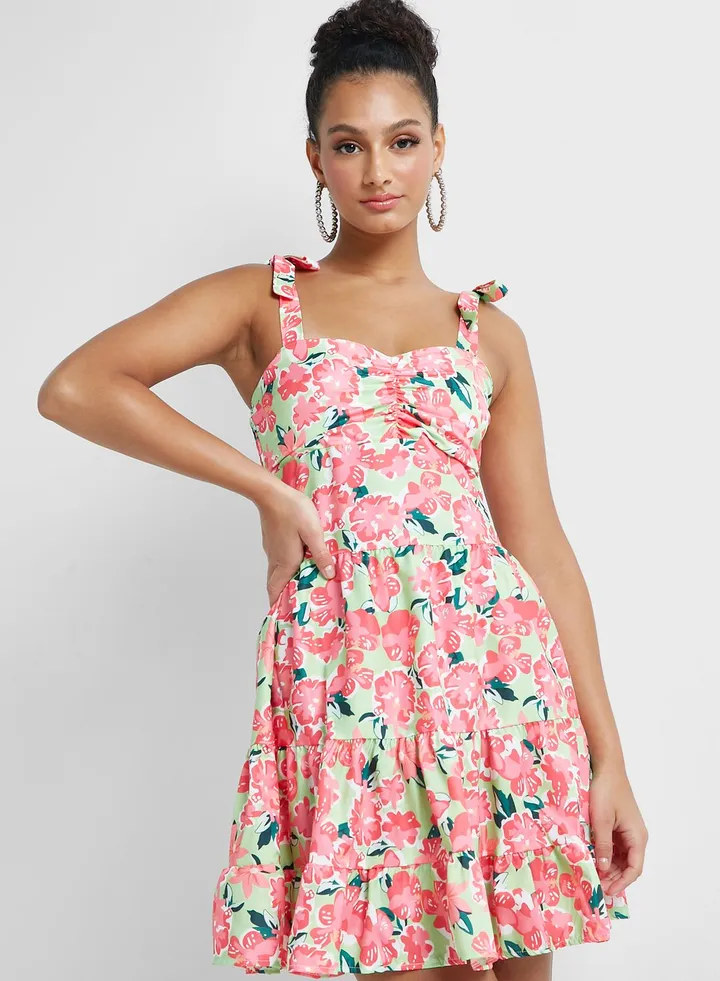 Printed Skater Dress