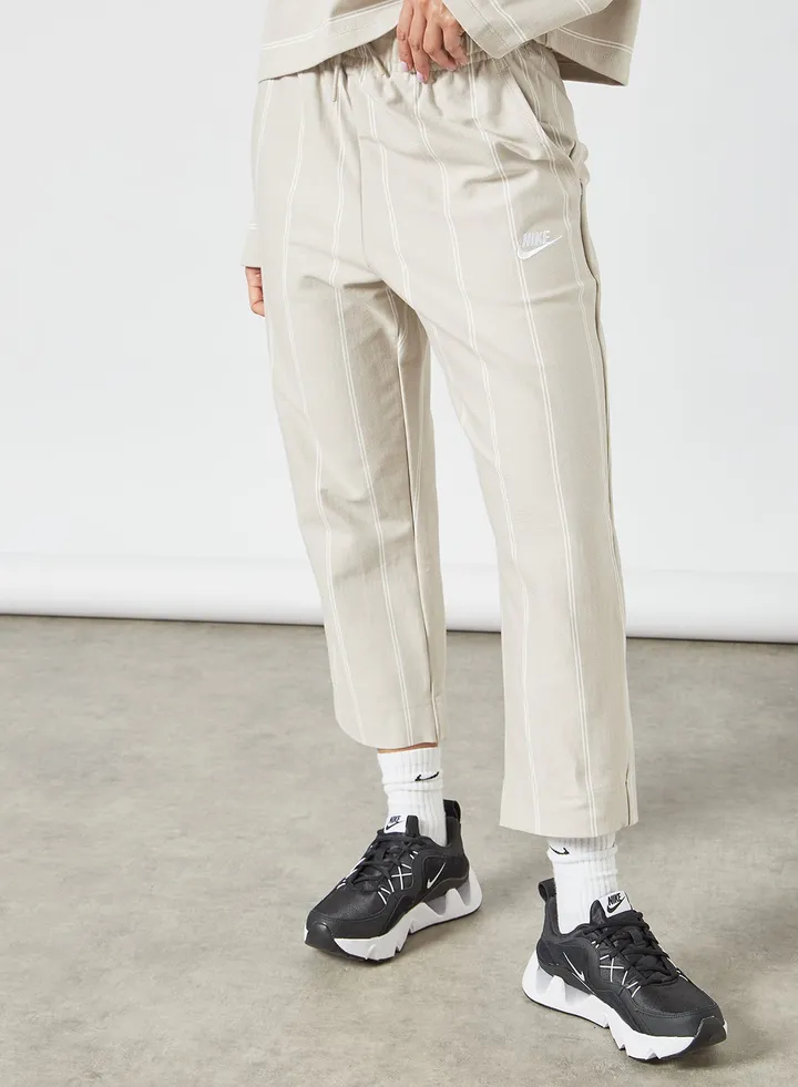 NSW Striped Jersey Pants Beige