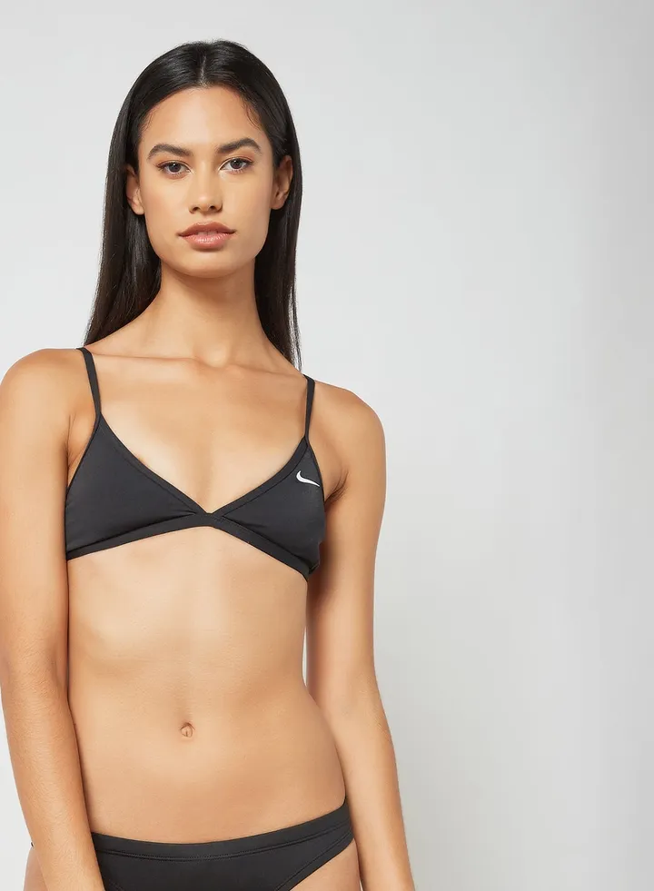 HydraStrong Tie-Back Bikini Top Black