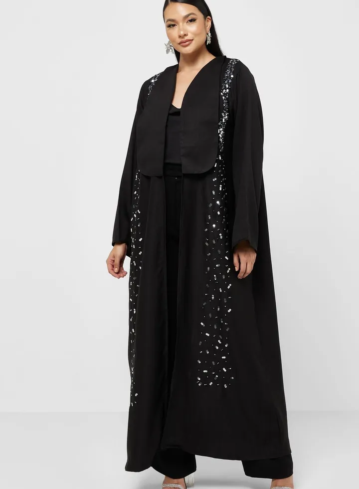 Embellished Detail Abaya