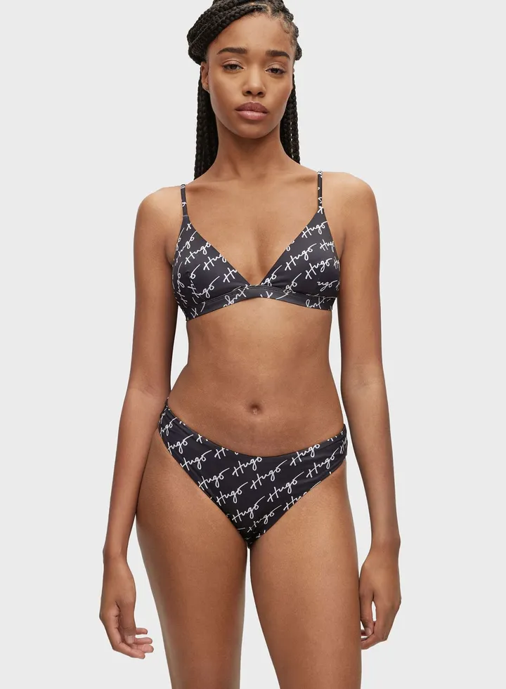 Printed Bikini Top