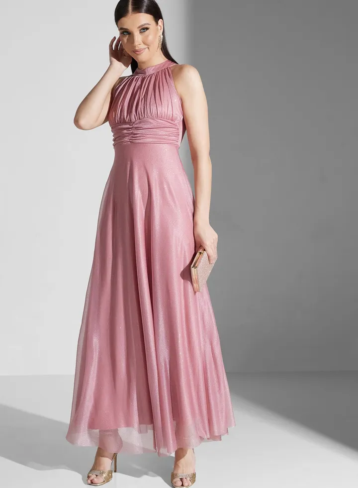 Halter Neck Tulle Dress