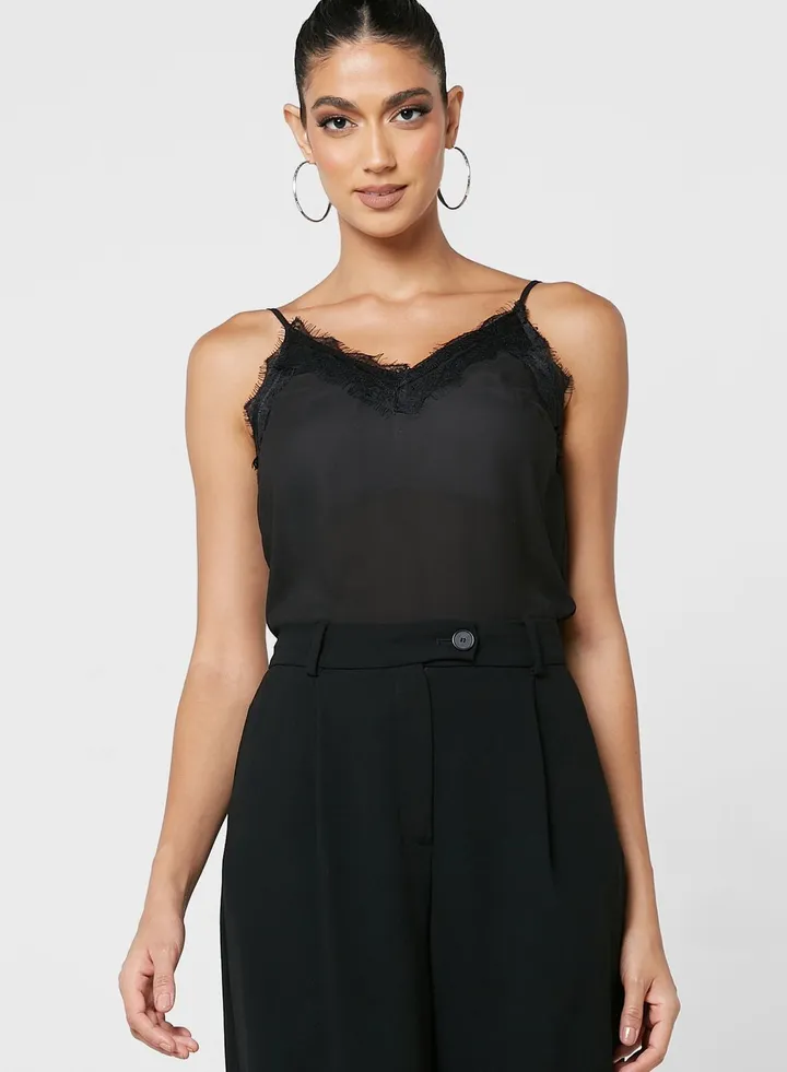 Lace Detail Cami Top