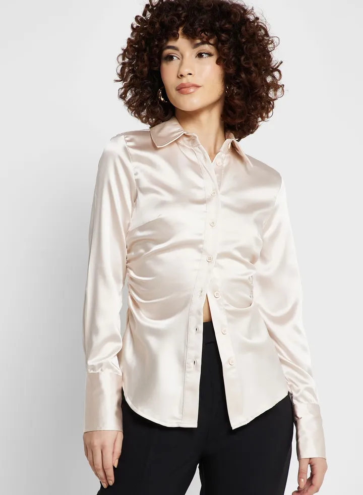 Ruched Side Shirt