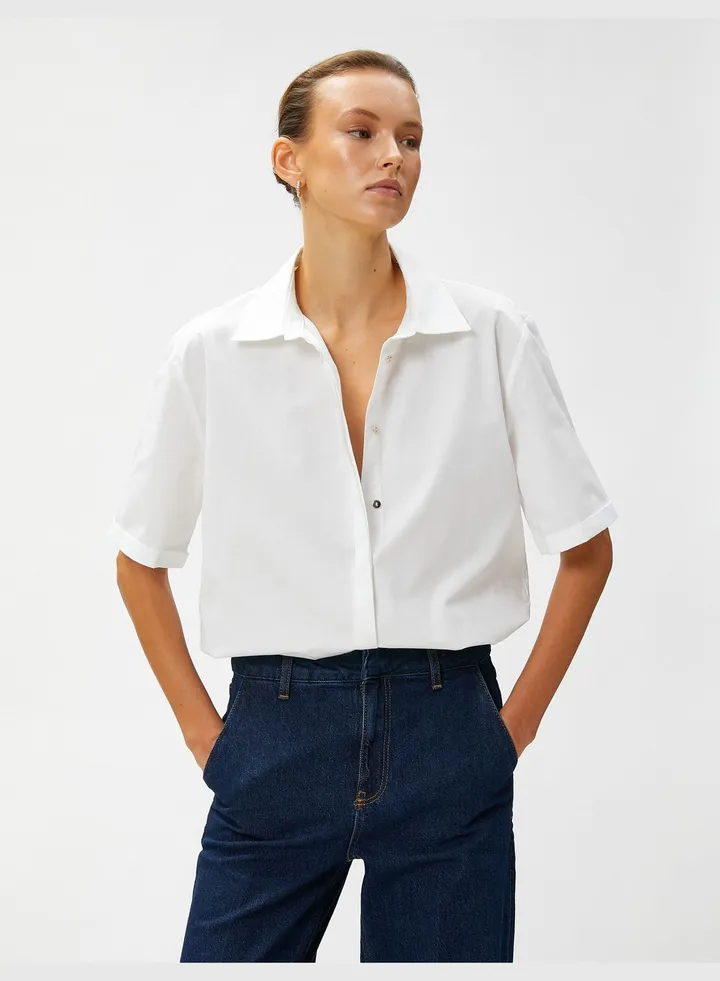 Short Sleeve Cotton Shirt