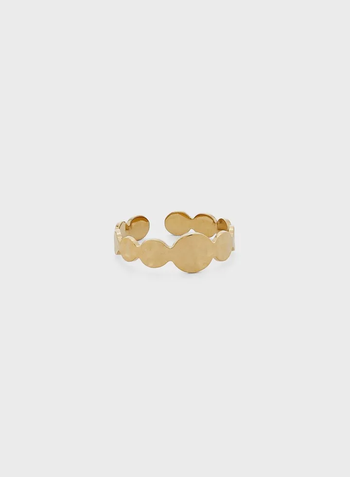Nixi Hammered Design Ring