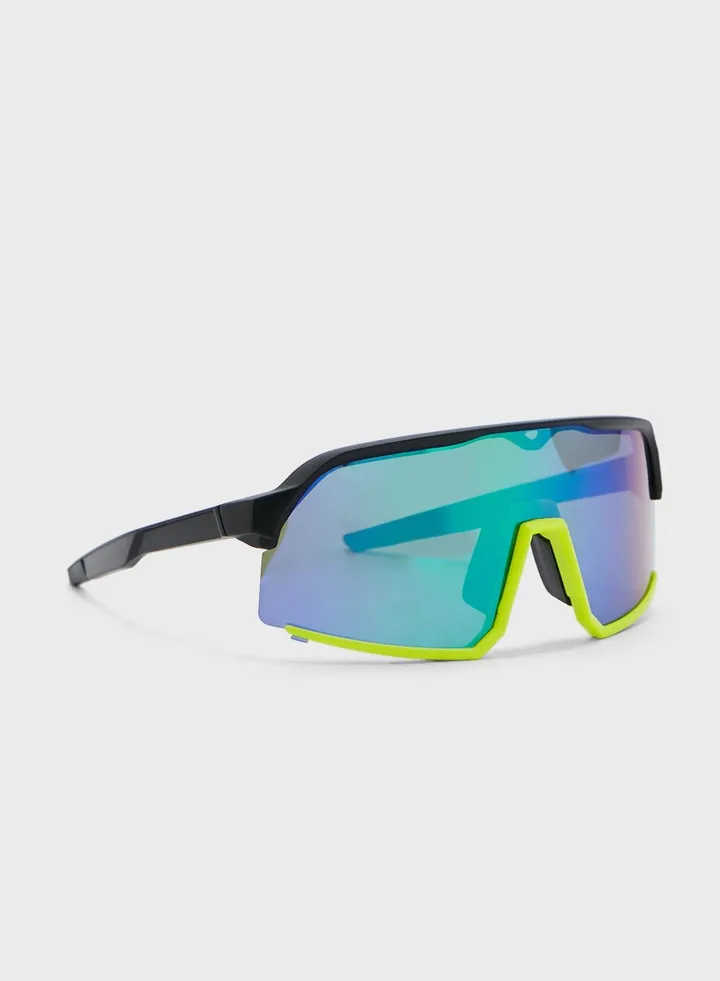 Polarized Sports Shield Sunglasses