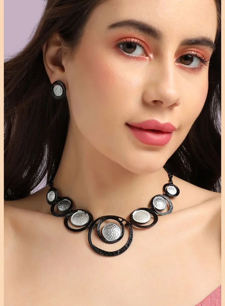 Trendy Designer Party Wear Necklace and Earring Set For Women