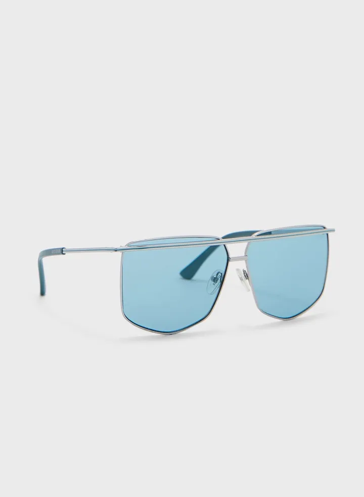 Injected Oversized Sunglasses