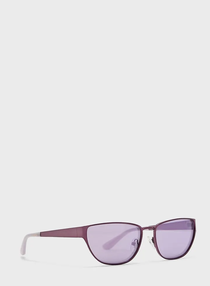 Gradient Mirror Shape Sunglasses