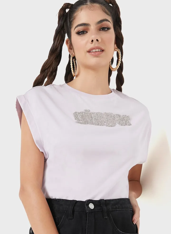 Crew Neck Logo T-Shirt