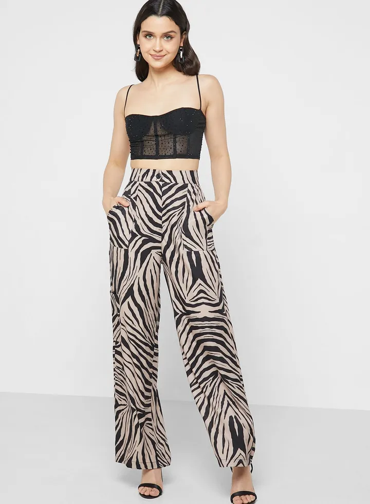 Printed Casual Pants