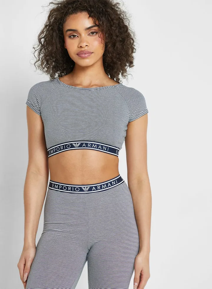 Crew Neck Crop Top