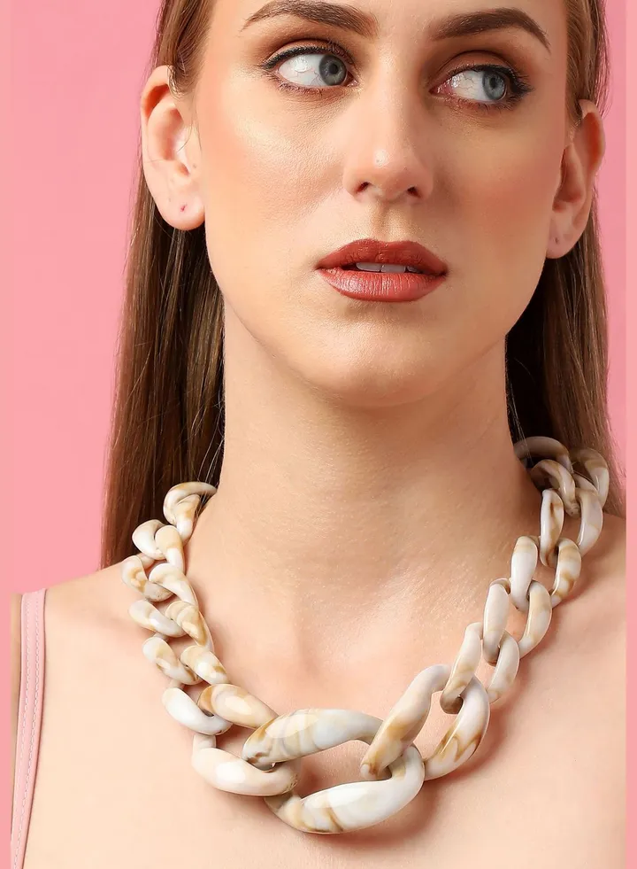 Gold Plated Party Designer Necklace For Women