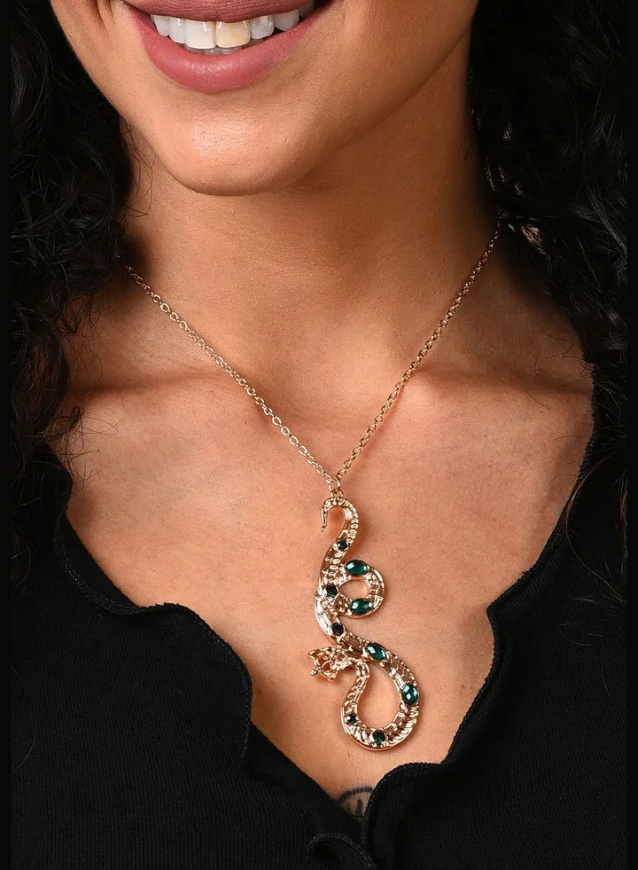 Gold Plated Designer Stone Necklace