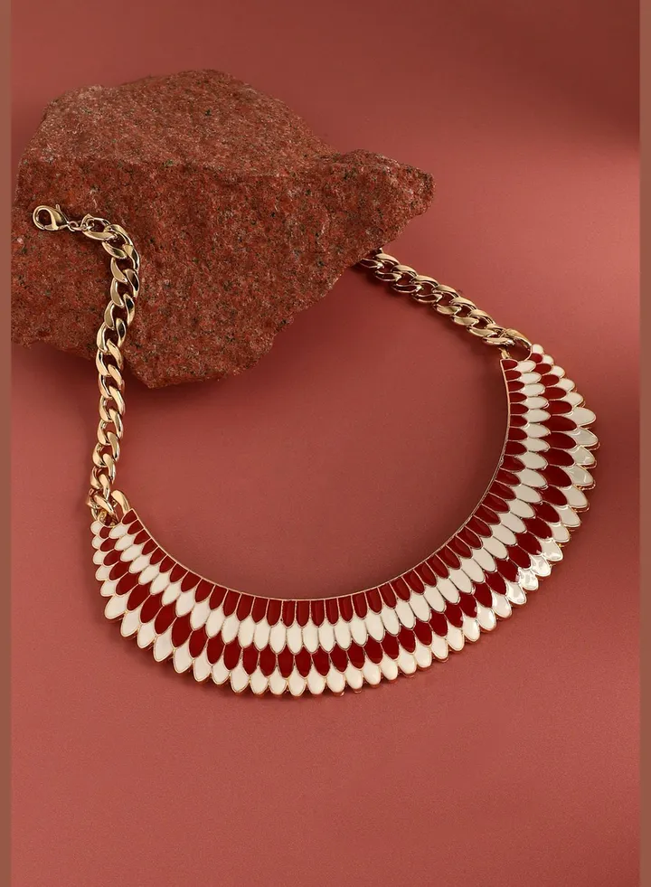 Gold Plated Designer Party Wear Necklace For Women