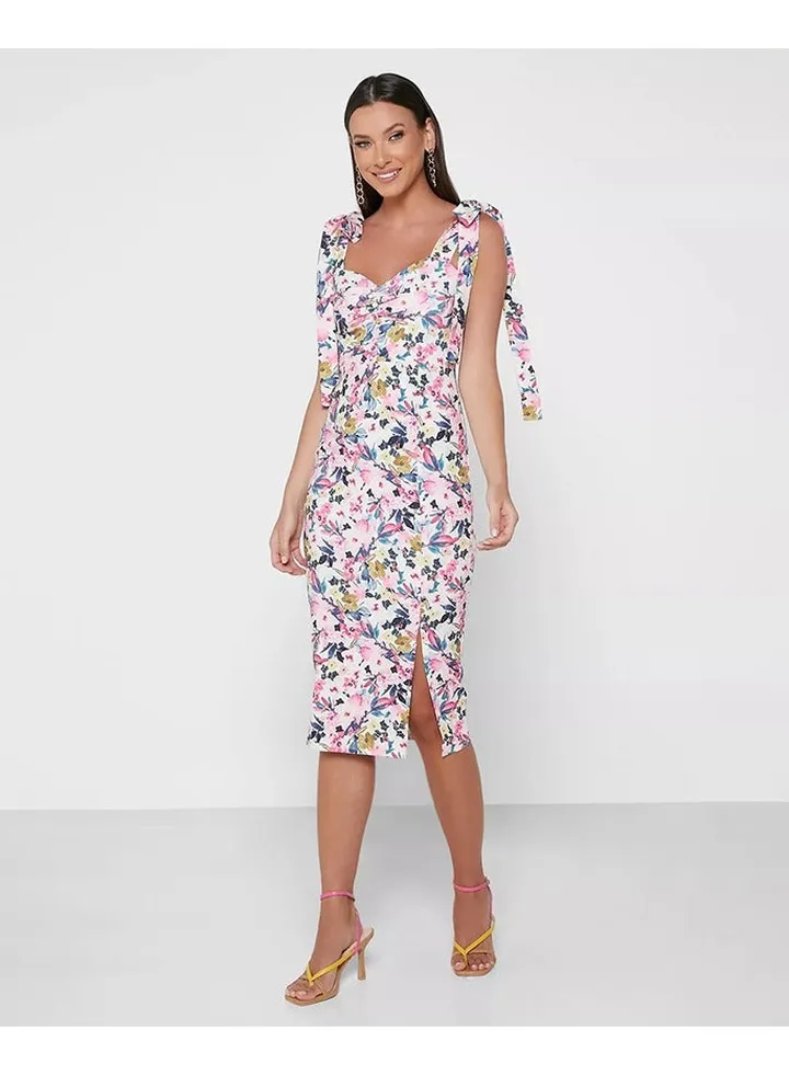 Little Mistress Floral Bodycon Dress