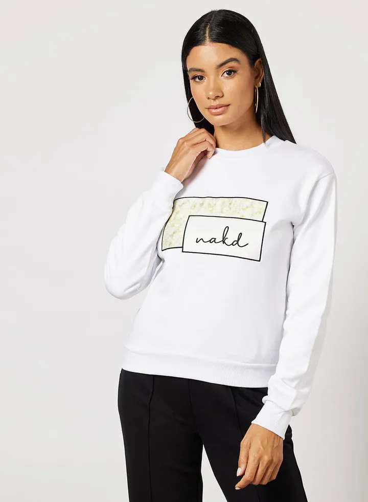 Graphic Sweatshirt White