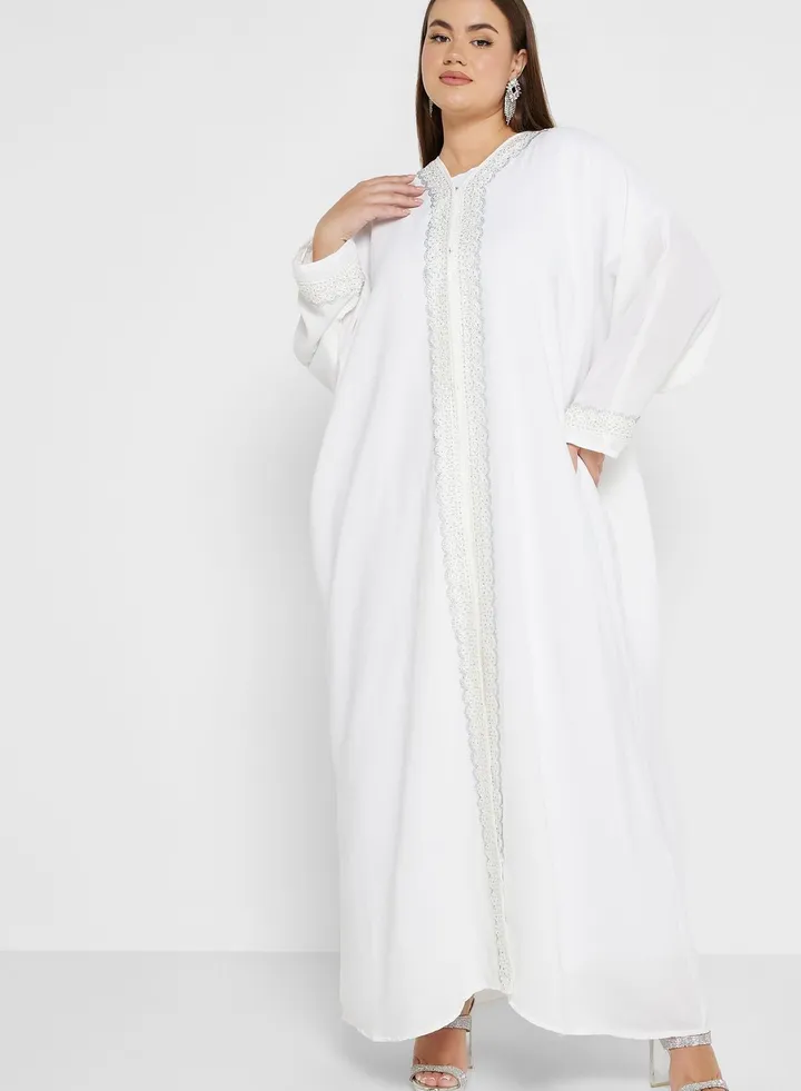 Embellished Detail Abaya
