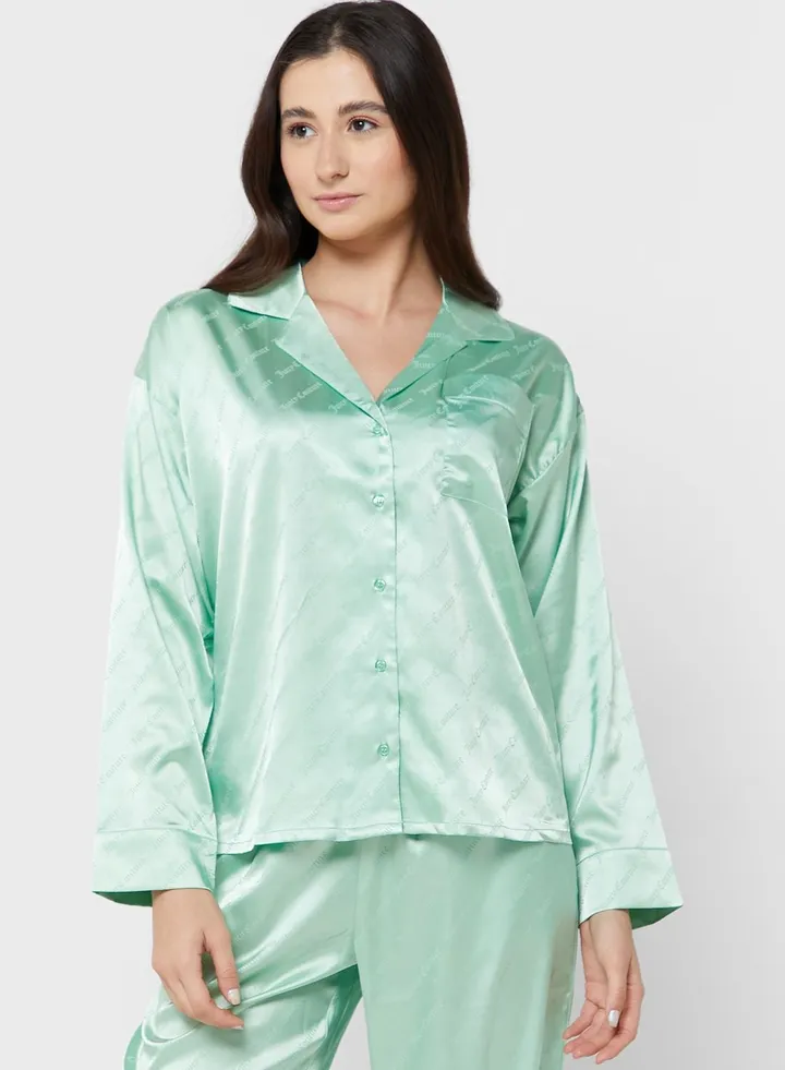 Printed Pocket Detail Shirt