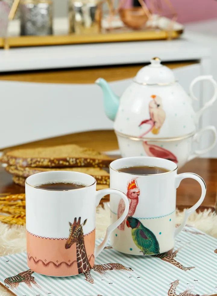 2 Pack Printed Mugs